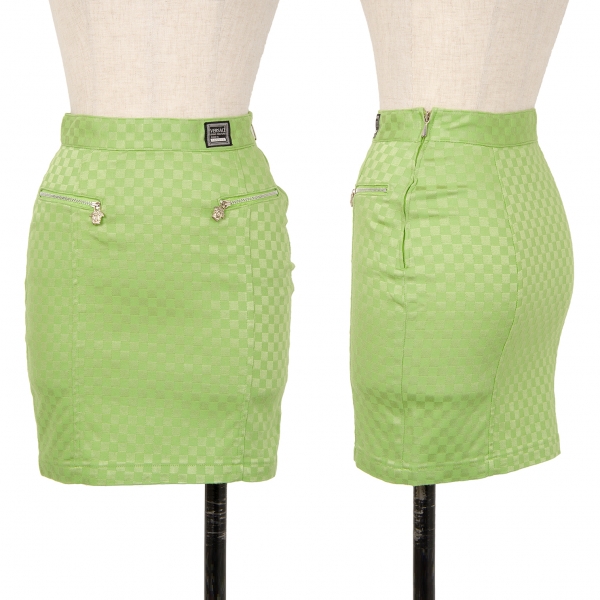 Buy 90s 1990s Black & Green Check Plaid Mini Skirt Womens Ladies Girls Mini  Skirt Size XS / 25 Online in India - Etsy