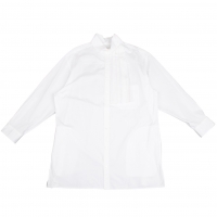  Yohji Yamamoto POUR HOMME Pleats Flap Long Sleeve Shirt White 4