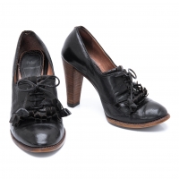  Vivienne Westwood Leather Heel Shoes Black 35 1/2 