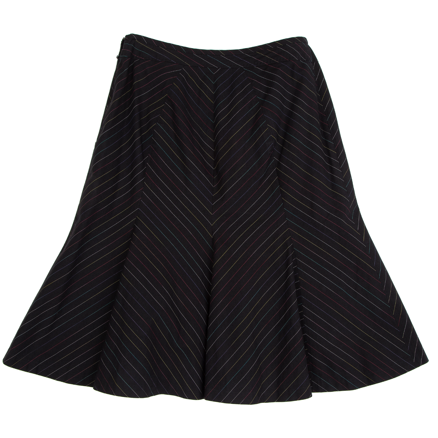 Paul Smith BLACK フレアスカート素材ウール - ひざ丈スカート