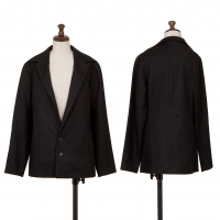  Y's Wool Tailored Jacket Black 2