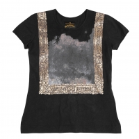  Vivienne Westwood ANGLOMANIA Frame Printed T Shirt Black S