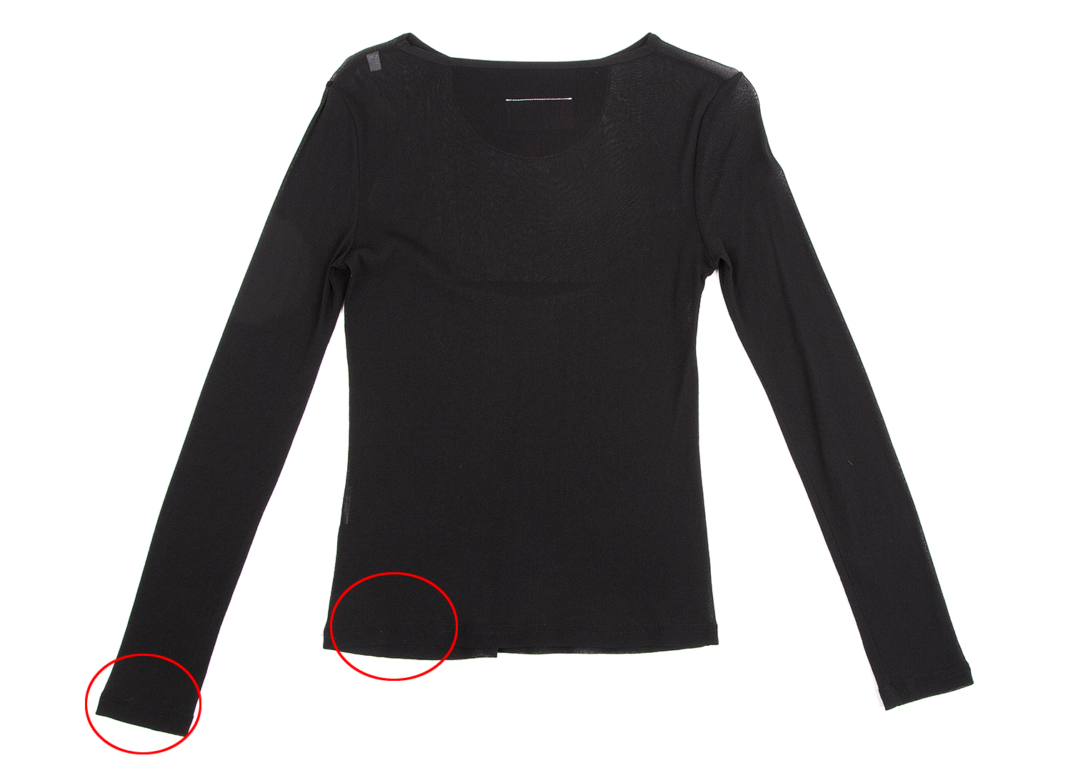 メゾン マルジェラ トップス カットソー  Tシャツ ロゴ 白 黒 新品未使用