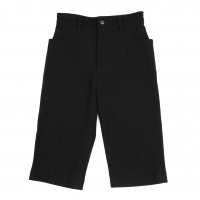  COMME des GARCONS Nylon Cotton Rib Cropped Pants (Trousers) Black M