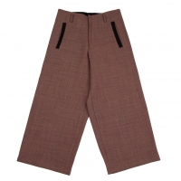  Y's Wool Wide Pants (Trousers) Bordeaux W74