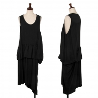  LIMI feu Flap Design Sleeveless Dress Black S