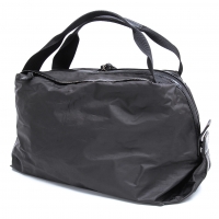  ISSEY MIYAKE Leather Switching Poly Bag Black 