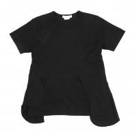  COMME des GARCONS Cotton Cutting Design T Shirt Black M