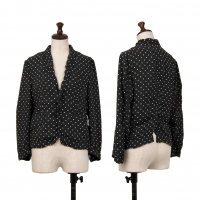 tricot COMME des GARCONS tricot Special Dot Printed Jacket Black,White S