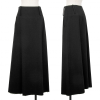  Y's Cutting Wool Skirt Black 3