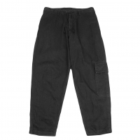  BLACK Scandal Yohji Yamamoto Flap Pocket Design Jean Pants (Trousers) Black 2