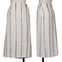  ISSEY MIYAKE Dyed Wrinkle Pleats Skirt Grey 3