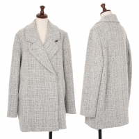  yoshie inaba Alpaca Blended Tweed Jacket Grey 11