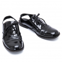  tricot COMME des GARCONS Back Patent Leather Shoes Black US About 7.5