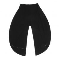  ISSEY MIYAKE FETE A-POC INSIDE Stretch Knit Deformed Pants (Trousers) Black 2