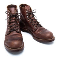 RED WING 8111 Iron Ranger Leather Boots Brown US 7