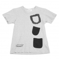  COMME des GARCONS POCKET Pocket Paste T Shirt Grey S
