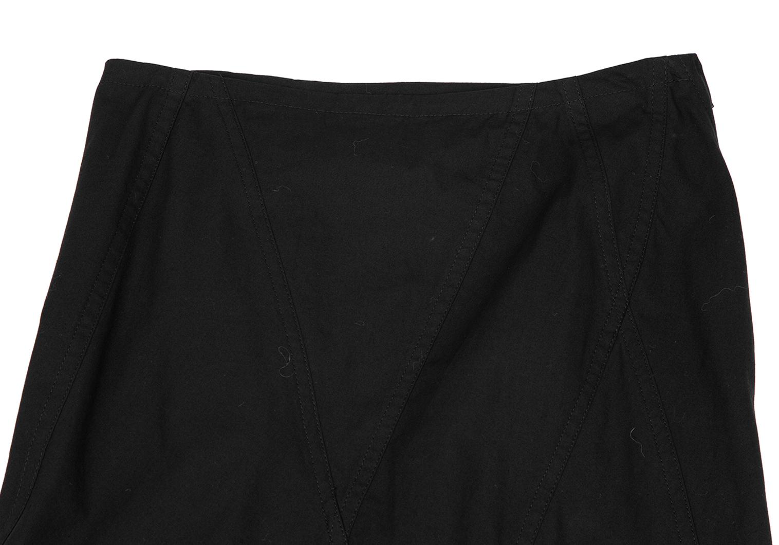コムデギャルソン　ジュンヤワタナベ　巻きスカート　黒　綿