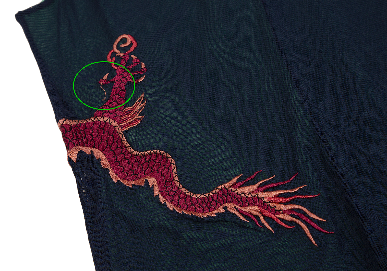 VIVIENNE TAMドラゴン刺繍パーカーレースワンピースセット