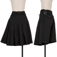  COMME des GARCONS Poly Wrap Skirt Shorts (Trousers) Black S