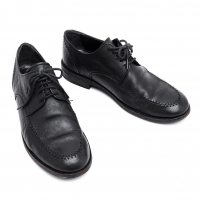  ISSEY MIYAKE MEN Zigzag Stitch Leather Shoes Black About US 8