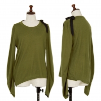  JIL SANDER Cashmere Silk Knit Sweater (Jumper) Green 38