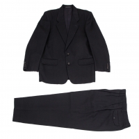  COMME des GARCONS HOMME Wool Stripe Jacket & Pants Navy M