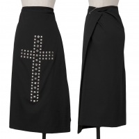  COMME des GARCONS Studs Wrap Skirt Black F
