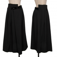  COMME des GARCONS Velours Switching Skirt Black M