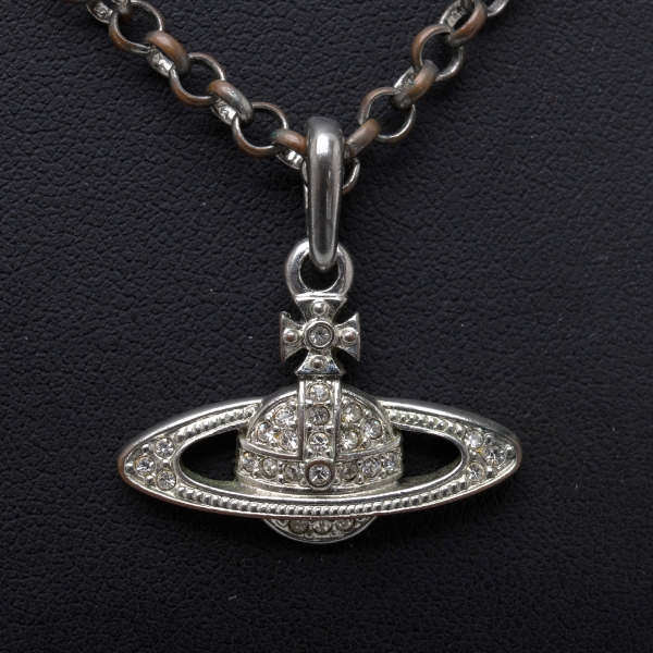 Vivienne Westwood Men's Petite Orb Necklace in Silver | LN-CC®