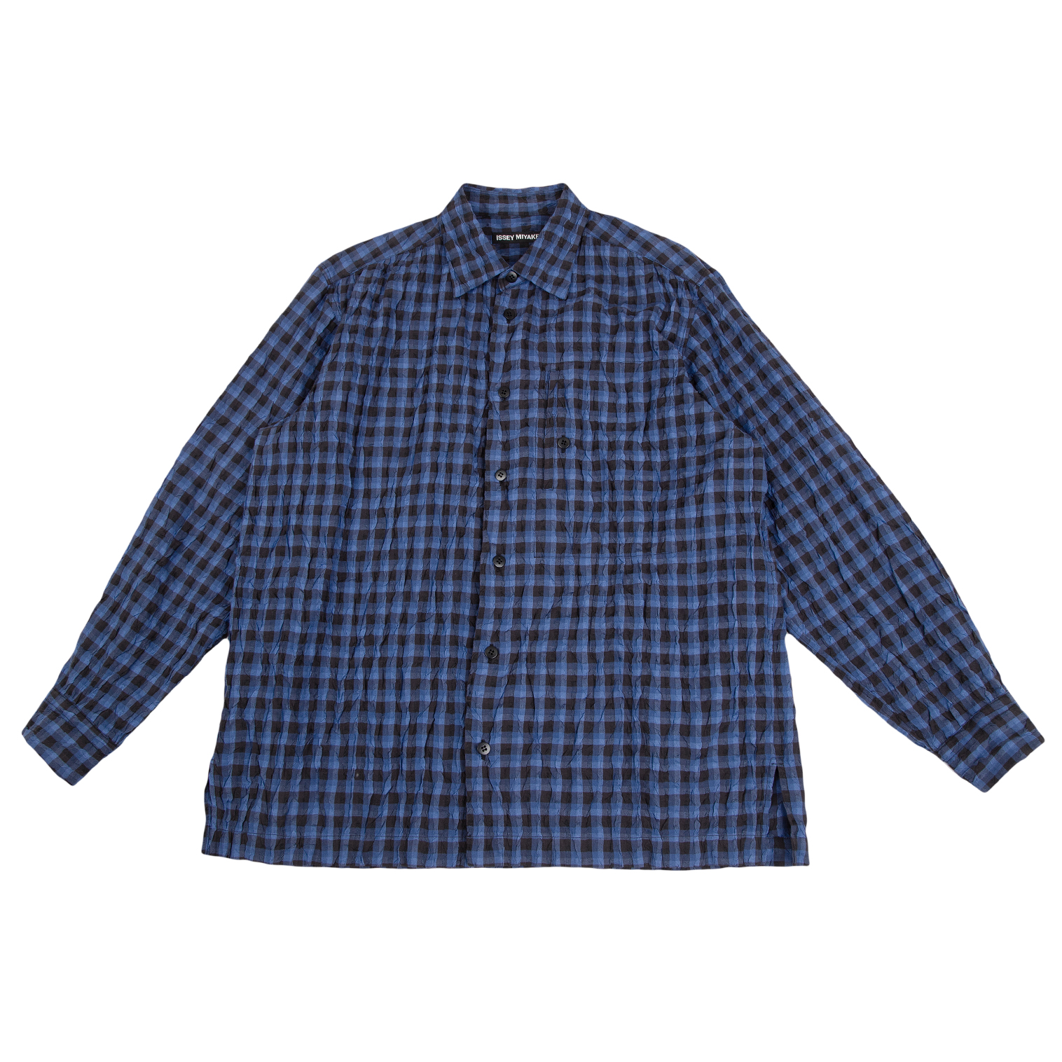 Issey Miyake チェックシャツ袖丈…53cm - シャツ