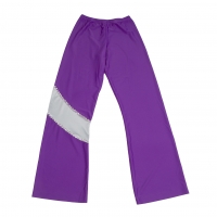  ERL Sequin Line Switching Pants (Trousers) Purple M
