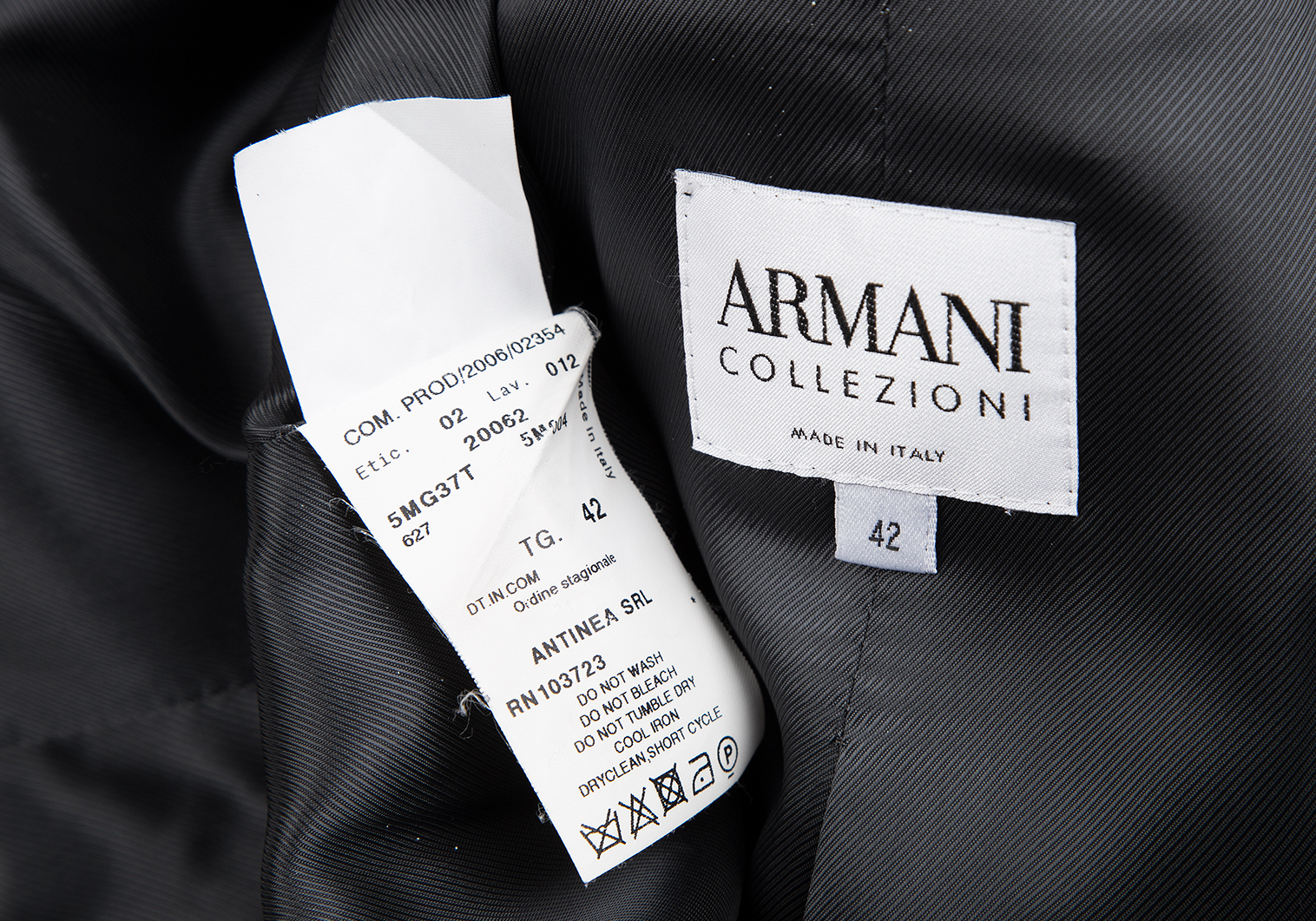 最初の 新品 ARMANI COLLEZIONI アルマーニ ウール混 ジャケット 50 ...