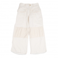  POLO RALPH LAUREN Cotton Knee Patch Switching Pants (Trousers) Ivory 0