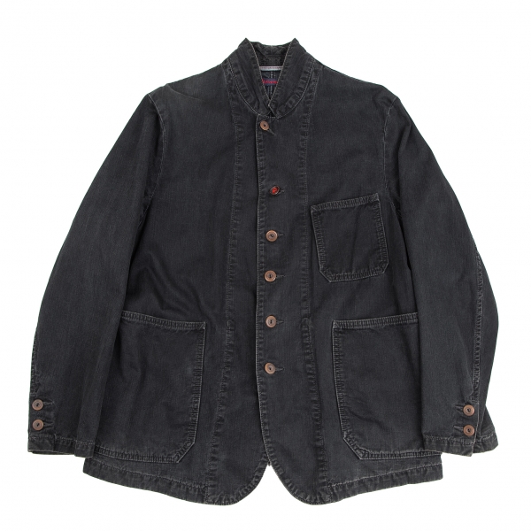  45rpm R by 45rpm Denim Coverall Jacket Black 2