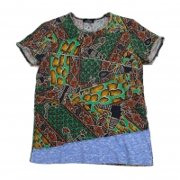  tricot COMME des GARCONS Switching Printed T-shirt Multi-Color S-M
