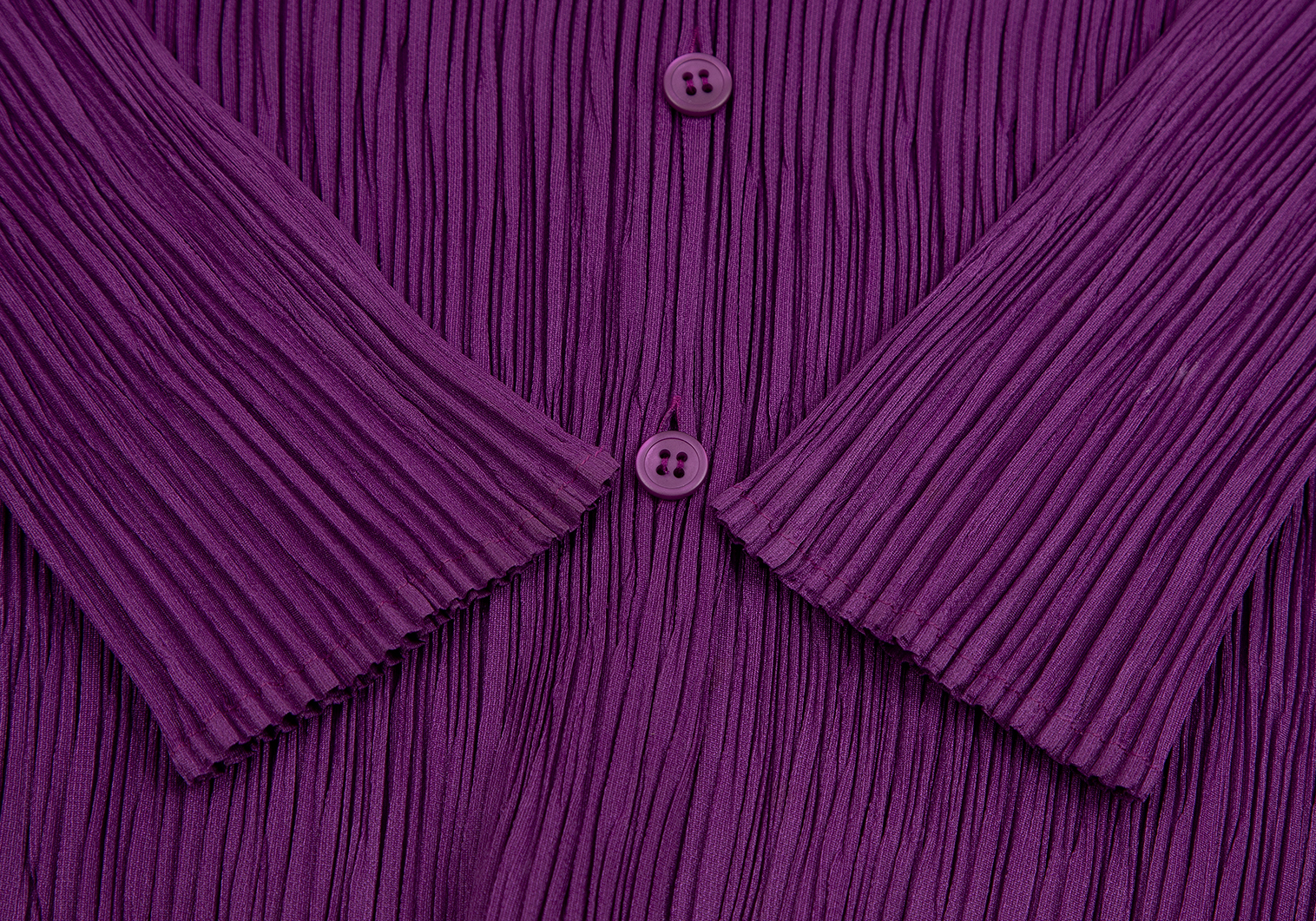 プリーツプリーズPLEATS PLEASE プリーツシャツ 紫3