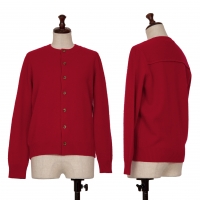  tricot COMME des GARCONS Wool Knit Cardigan Red S-M