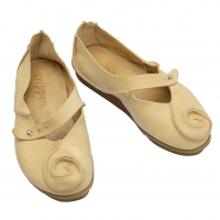  trippen Leather Whirlpool Shoes Cream US About 6