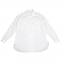  Yohji Yamamoto COSTUME D' HOMME Flap Pocket Long Sleeve Shirt White 2