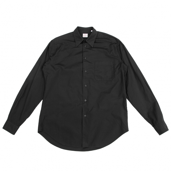 ヨウジヤマモト コスチュームドオムYohji Yamamoto COSTUME D' HOMME コットンブロードベーシックシャツ 黒2