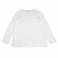  Yohji Yamamoto POUR HOMME Kartima Cotton Long Sleeve T Shirt White 3