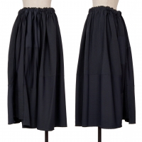  Ground Y Dyed Poly Patchwork Skirt Navy 1