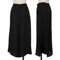  Yohji Yamamoto NOIR Silk Skirt Pants (Trousers) Black 1