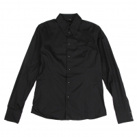  Jean Paul GAULTIER HOMME Bullet Button Cotton Broad Shirt Black 48