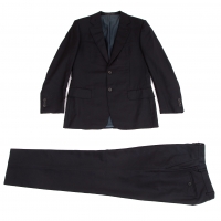  GUCCI Wool 2B Jacket & Tapered Pants Navy S-M