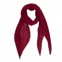  Unbranded Pleated Switching Stole Bordeaux 