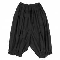  COMME des GARCONS Gathered Balloon Dropped Crotch Pants (Trousers) Black XS