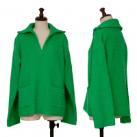  MACPHEE Cotton Poly Skipper Knit Sweater (Jumper) Green S