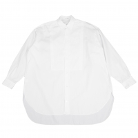  Y's for men Fly Flon Switching Long Sleeve Dress Shirt White M-L